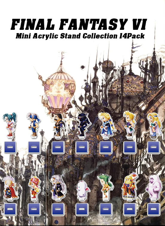 FINAL FANTASY VI Mini Acrylic Stand Collection 14Pack