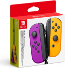 Paire de Manettes Joy-Con Violet N&eacute;on - Orange N&eacute;on
