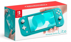 Nintendo Switch Lite Turquoise + Housse Zelda & Protection rigid